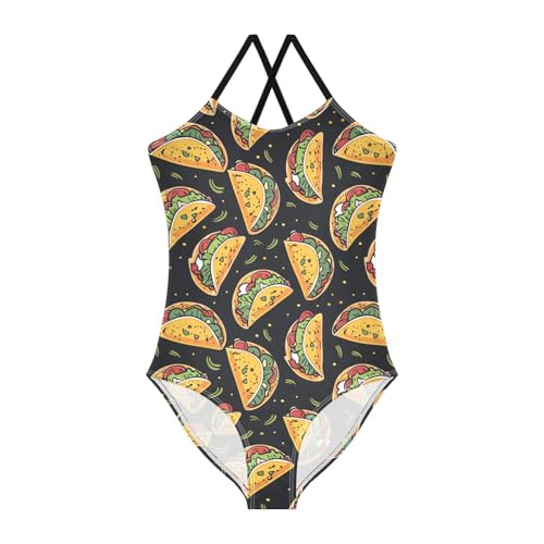 Image of Girls One Pieces Swimsuit Cute Beach Swimwear with Adjustable Strap 3-10 Years