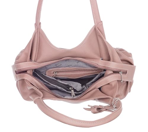 Image of Fostelo Women's Style Diva Satchel Tote Handbag for Women | Ladies Purse | Stylish Shoulder Bag | Gift For Women