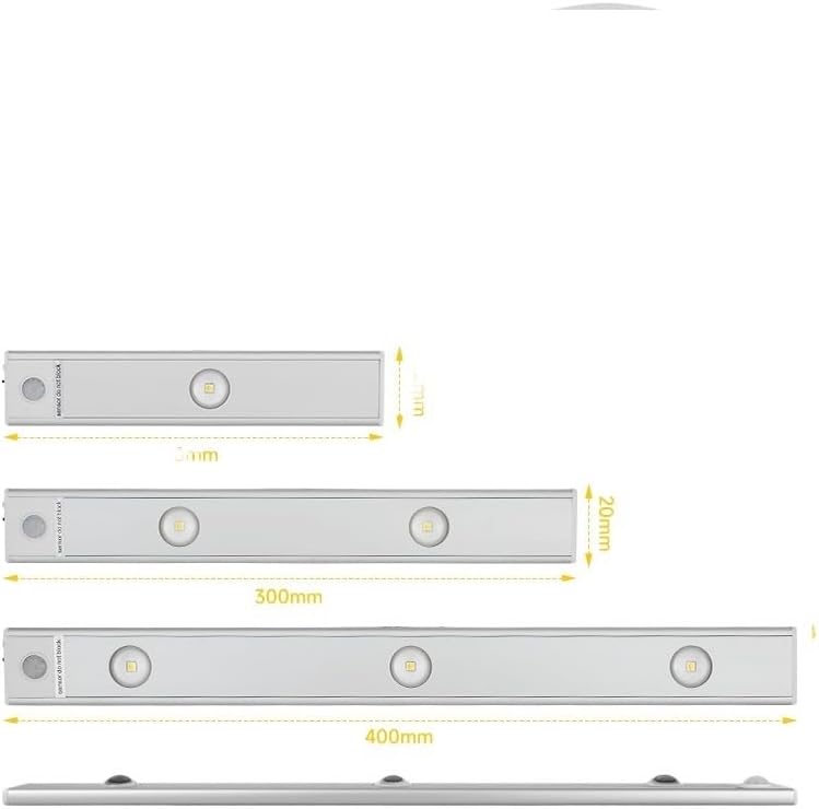 Luz sensor interior Luz LED Nocturna Con Sensor De Movimiento Para Debajo Del Gabinete, Accesorio De Iluminación De Cocina, Lámpara Inalámbrica