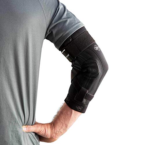 Donjoy Performance Bionic Elbow Brace Ii - Xx Large - Maximum Hinged Support For Elbow Hyperextension, Ucl, Tommy John Ligament Injury, Dislocated Elbow For Football, Lacrosse, Rugby, Basketball #TOP2
