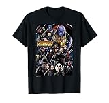 18MARL00011A-001 Marvel Avengers Infinity War Group Poster Camiseta