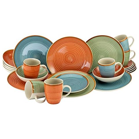 CreaTable, 22851, Serie COUNTRY, Geschirrset, Kombiservice 24 teilig Cover