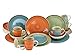 CreaTable, 22851, COUNTRY series, crockery set, combination service 24 pieces, Stoneware