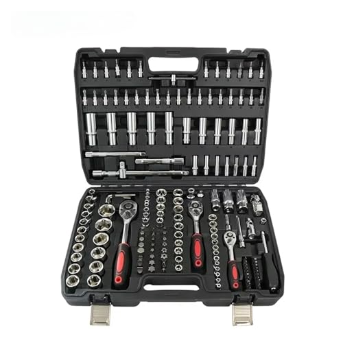 Kit de carraca con 172 piezas para reparación de autos miniatura 1