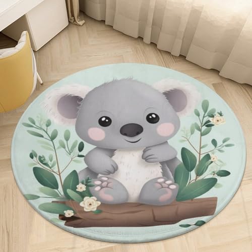Alfombra de koala lavable que aporta calidez y alegría a tu dormitorio 7