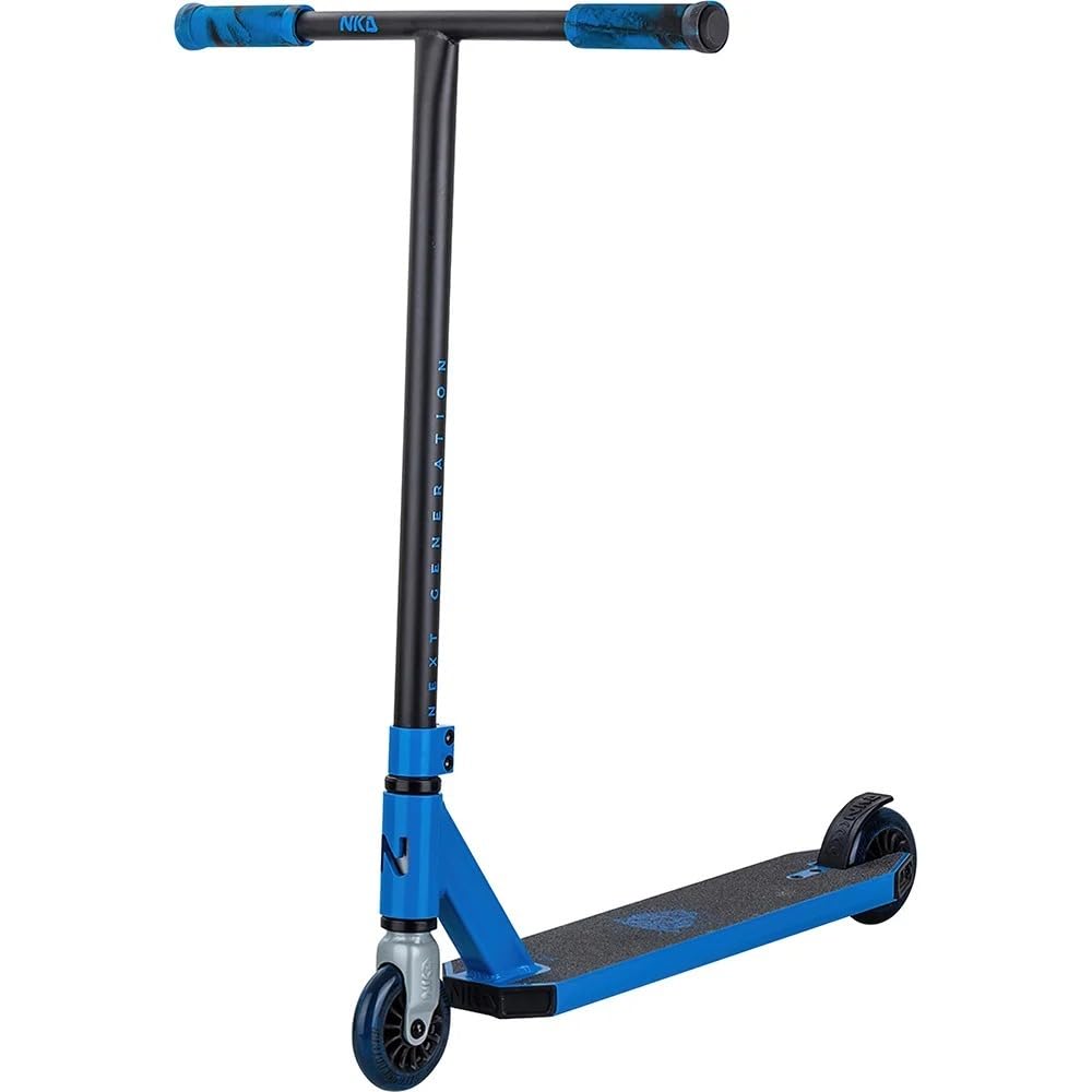 NKD Trottinette de Stunt – Next Generation | Roulements Haute Performance ABEC-9 | Guidon Rotatif à 360° pour Le Freestyle | Alliage d’Aluminium 6061 Durable