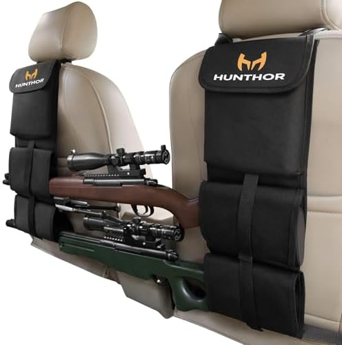 Truck Gun Rack, 2 Pack Seat Back Rifle & Shotgun Organizer, 900D ...