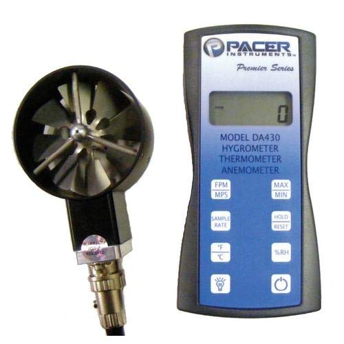 Pacer Instruments - DA430 Hygro-Thermo Anemometer Kit: Amazon.com ...