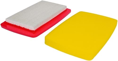 Miniatura 2 de MaxLLTo Paquete de 2 filtros de aire de repuesto 544271501 y prefiltro para Husqvarna 170 BF 170 BT 180 BF 180 BT 370 BFS 370 BTS 380 BFS 380 BTS