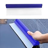 Hbxdeco Professional Automotive Wiper Blade Squeegee, 12 inch 3-Layer Silicone Water Blade, Super Flexible T-Bar Squeegee Wiper, Car Handheld Quick Drying Squeegee for Glass or Home Windows