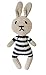 LOOP BABY - Gehäkelter Hase Hedi Mini in beige - Nachhaltiges Bio-Kuscheltier Hasen aus Baumwolle - Baby Spielzeug für Mädchen & Jungen - Montessori Spielzeug als Erstausstattung