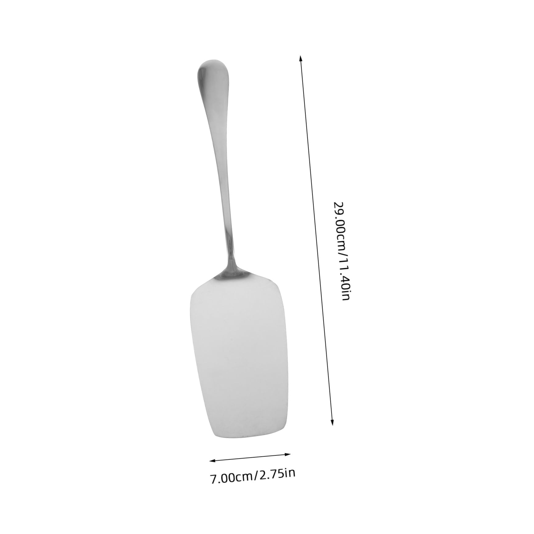 NAMOARLY Stainless Steel Cake Server Spatula with Extended Handle Serving Tool for Weddings and Special Occasions for Cake Decorating and Serving