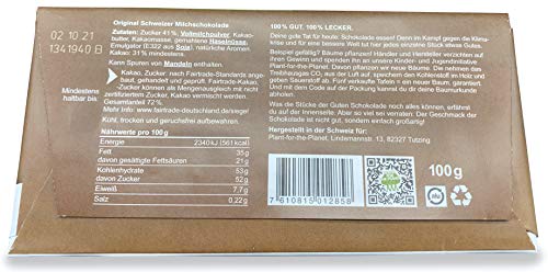 Die Gute Schokolade 14 Tafeln Schokoladentafel Fairtrade Großpackung ( 14 x 100g ) – Bild 4