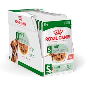 Royal Canin Mini Gravy Adult Dog Food, Meat Flavor, Pouch (Pack of 12)
