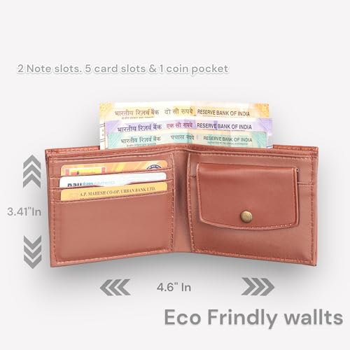 Image of Wallet Belt Combo | Bi-Fold with Multiple Card Slots | PU Material | PU Leather Belt | Gift Set