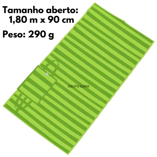 Esteira de Praia Dobrável Verde