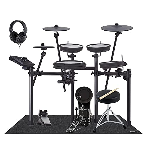 Amazon.co.jp: Roland TD-17SC-S 電子ドラム ヘッドホン・防振マット