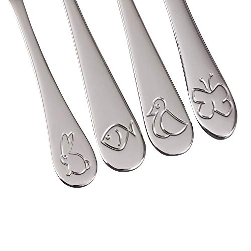 GRÄWE Kinderbesteck Set mit Tiermotiven, 4-teilig, Edelstahl poliert, spülmaschinengeeignet - Image 3