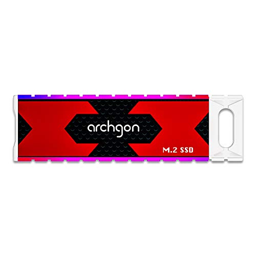 Archgon 240GB USB 3.1 Gen.2 Gaming RGB External SSD Model G702CW (240GB, G702CW)