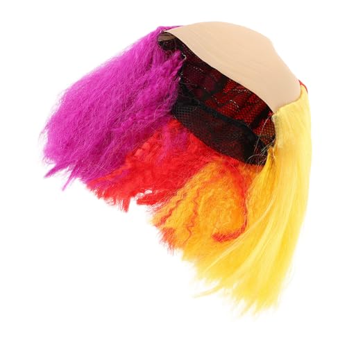 Peluca de colores de ajuste cómodo y tacto ligero marca Alipis