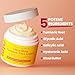 SeoulCeuticals Korean Skin Care Turmeric Cream β Face Moisturizer for Dull Dry Skin - Korean Skincare K Beauty for Glass Skin 2oz