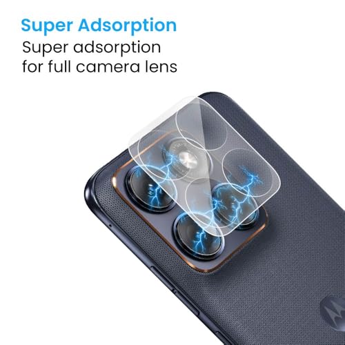 Image of FIRST MART Camera Lens Protector for Motorola Edge 70 Fusion | 9H Tempered Glass, HD Clear, Scratch Resistant, Anti-Fingerprint, Case-Friendly | Crystal Clear, Pack of 1