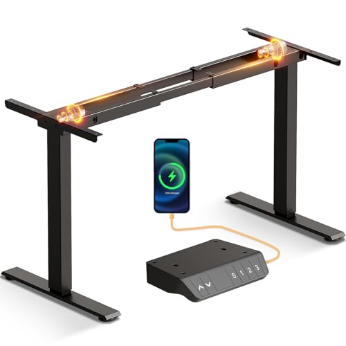 OffiGo Höhenverstellbarer Schreibtisch Gestell mit 2 Motoren,...