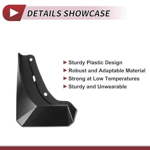 Image of 1 Set Mud Flaps Splash Guards for Hyundai IX45 2024 Front and Rear Mud Guards W /Mount Accessories