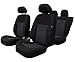 Produktbild ERJOT Passgenau Autositzbezüge Erjot2010 Maßanfertigung Sitzbezüge kompatibel mit VW Golf IV Schwarz Komplett Set Velour