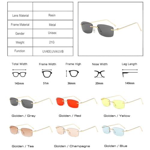 Lunettes de soleil légères sans monture pour éviter les marques sur le nez
