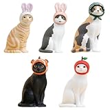 Kitan Club Cat Cap Figure Blind Box Includes 1 of 5 Collectible Figurines - Fun, Versatile Decoration - Authentic Japanese Design