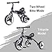 YGJT 4 in 1 Tricycle for Toddlers Age 2-5, Folding Toddler Bike Kids Trike Tricycles with Adjustable Seat and Removable Pedal, Baby Balance Bike Ride-on Toys Gift for Baby Boys Girls Birthday