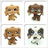 QYXM 4Pcs LPS Pet Shop,Q House Collect,LPS Pet Shop Cartoon Animal Cat Dog Figures Collection,for...