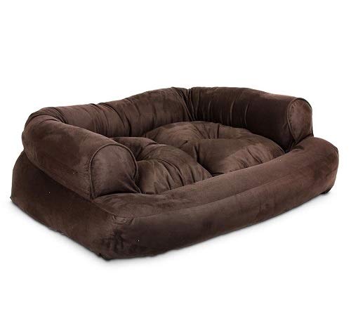 Gorgeous -Sofa Shape Reversable Dual Brown Color Ultra Soft Ethnic Designer Velvet Bed for Dog/Cat (Export Quality) Size : Medium (B08D92P7B9) Amazon Price History, Amazon Price Tracker