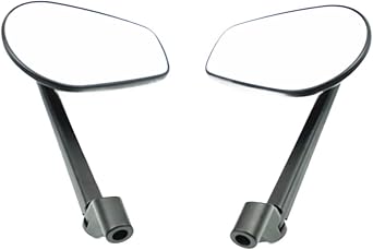 2pcs Universal 8mm 10mm Rearview Side Mirrors Cafe Racer Old School Bobber Scooter Off-Road Rears Views Mirrors