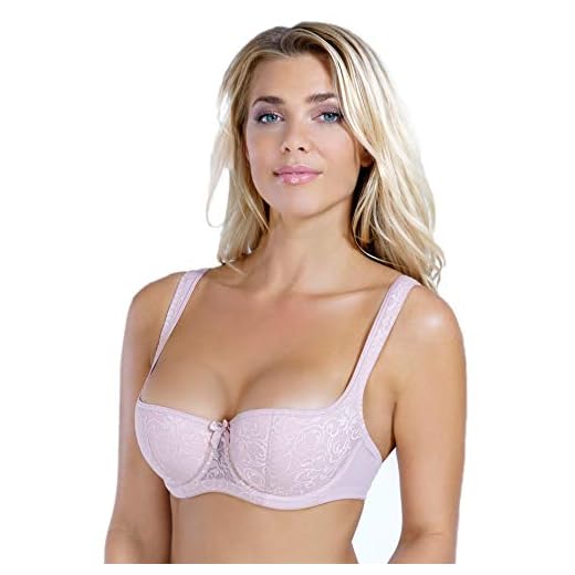 Rosme Damen Halbschale Balconnet Bügel-BH, Kollektion Grand, Rosa, Gr. A