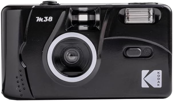 Kodak M38 35mm Film Camera - Focus Free, Powerful Built-in Flash, Easy to Use (Black)