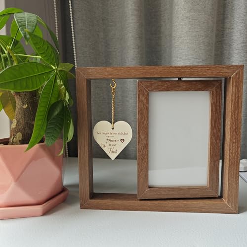 Dog Picture Frames 4×6, Dog Memorial Gifts for Loss of Dog – Rotating Wooden Picture Frame for 4×6 Photo – Pet Memorial Gifts for Dog Cat – Dog Loss Sympathy Bereavement Remembrance Gift Dog Picture Frames 4×6, Dog Memorial Gifts for Loss of Dog – Rotating Wooden Picture Frame for 4×6 Photo – Pet Memorial Gifts for Dog Cat – Dog Loss Sympathy Bereavement Remembrance Gift