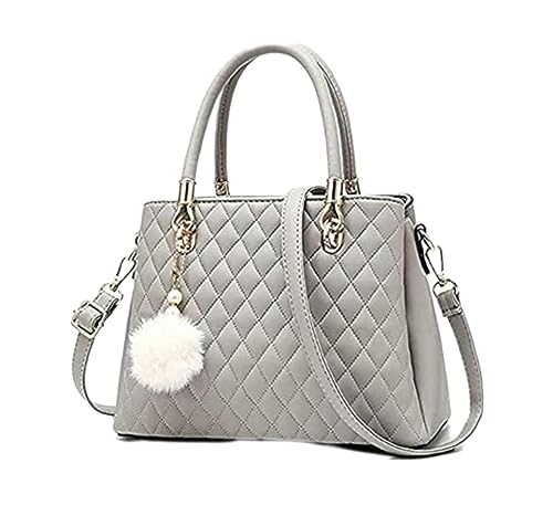 women’s pu leather handbag shoulder bag hand held bag with long strap queen collection simple sober and stylish (HB5)