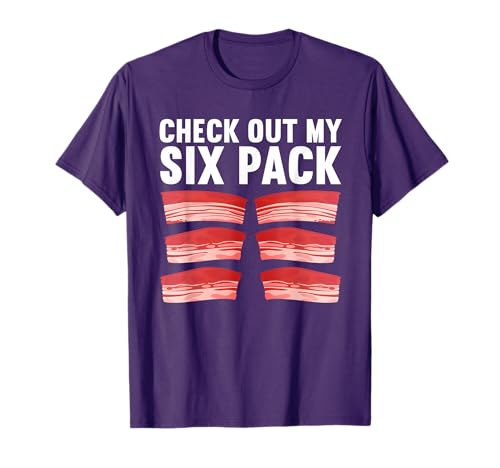 Image of Check Out My Six Pack Bacon Tshirt