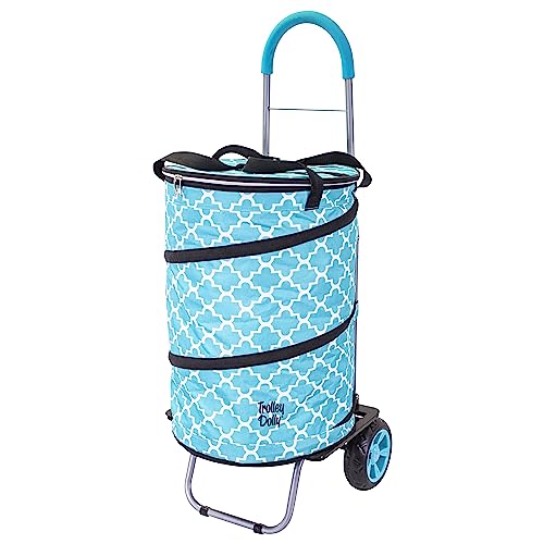 Bigger Cooler Trolley Dolly with Removable Bag, Turquoise