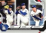 2026 Topps Now #42 Roki Sasaki Shohei Ohtani Yoshinobu Yamamoto Baseball Card Dodgers