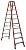 Louisville Ladder 10-Foot Fiberglass Twin Front Step Ladder, 375-Pound Load Capacity, Type IAA, FM1410HD