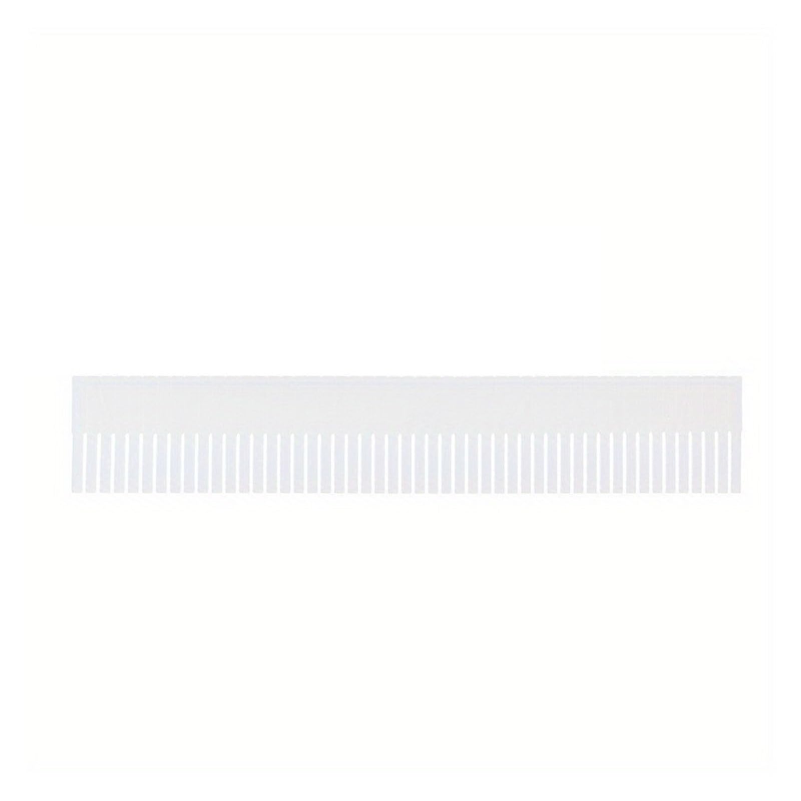 XBTNCYFE 10Pcs Adjustable Drawer Dividers Durable Storage Organizer For Cosmetics Socks Underwear & Clothes(White-38x7cm-10pcs)