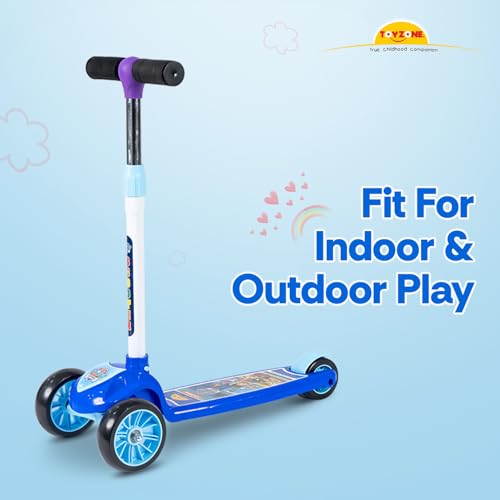 Image of Toyzone Kids Kick Scooter - Foldable & Adjustable with Rear Brake, Skateboard Style - for Age 5+ Years, Toyzone Paw Patrol Kids Kick Scooter