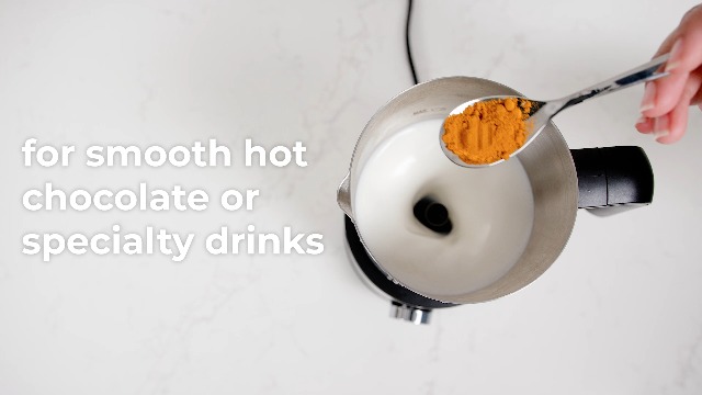 Kenmore Electric Milk Frother- Hot & Cold Milk Steamer and Foam