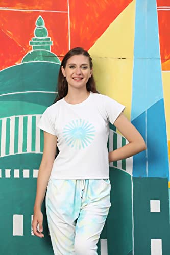 Image of OM SAI LATEST CREATION Night Suit Set for Women Rayon, Night Dress, Lounge Wear,Printed Rayon,Top and Capri Set for Women