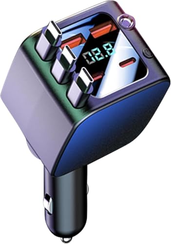 Chargeur de voiture rétractable idéal pour le camping et l'aventure en camping-car