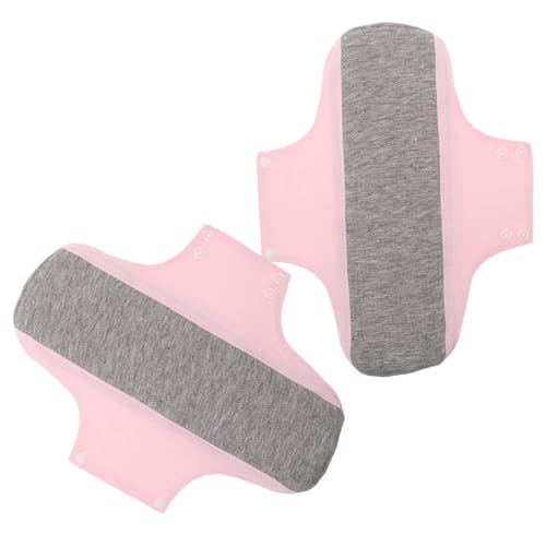WRITWAA Compresas de Maternidad Posparto Reutilizables 2 Piezas, Ultradelgadas Absorbentes de Algodón Suave 22x28 Cm para Incontinencia y Flujo Abundante, Lavables y Resistentes a Fugas,