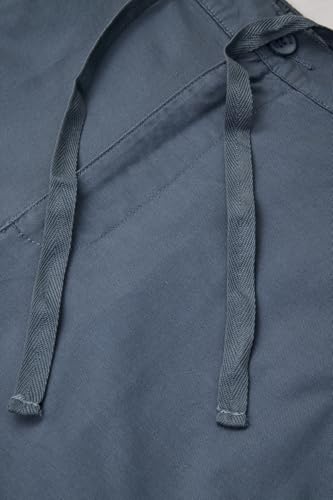 Image of SNITCH Men Casual Trousers| Baggy Fit Mid Rise Solid Plain Front Style | Breathable Cotton Blend & Lightweight Linen Fabric for Summer & Everyday Outings
